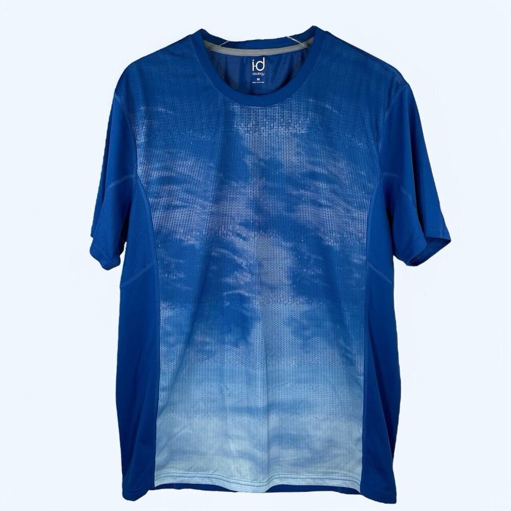 Ideology Blue Men's Size M Graphic Reflective RapiDry Training TShirt Top